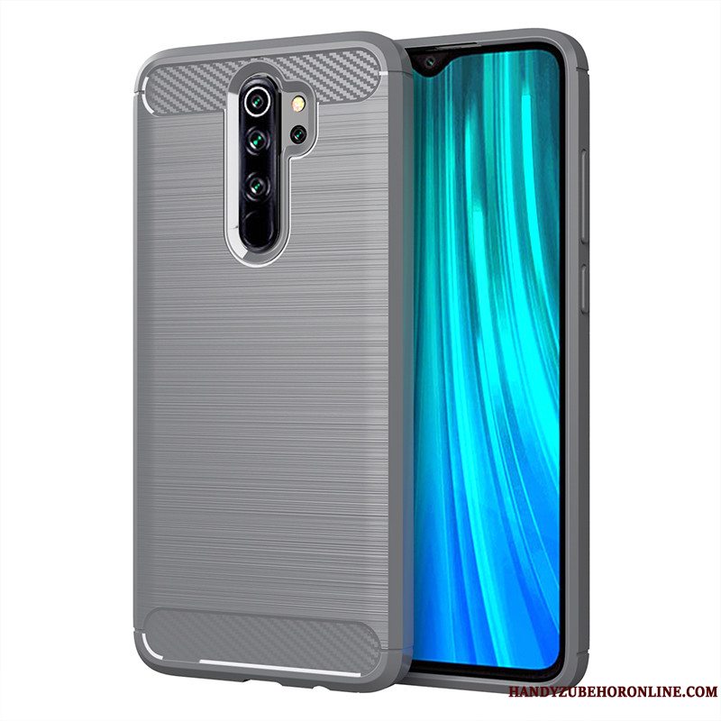 Etui Redmi Note 8 Pro Tasker Åndbar Gasbag, Cover Redmi Note 8 Pro Beskyttelse Sort Bagdæksel