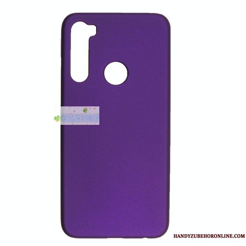 Etui Redmi Note 8t Beskyttelse Nubuck Lille Sektion, Cover Redmi Note 8t Hård Sort