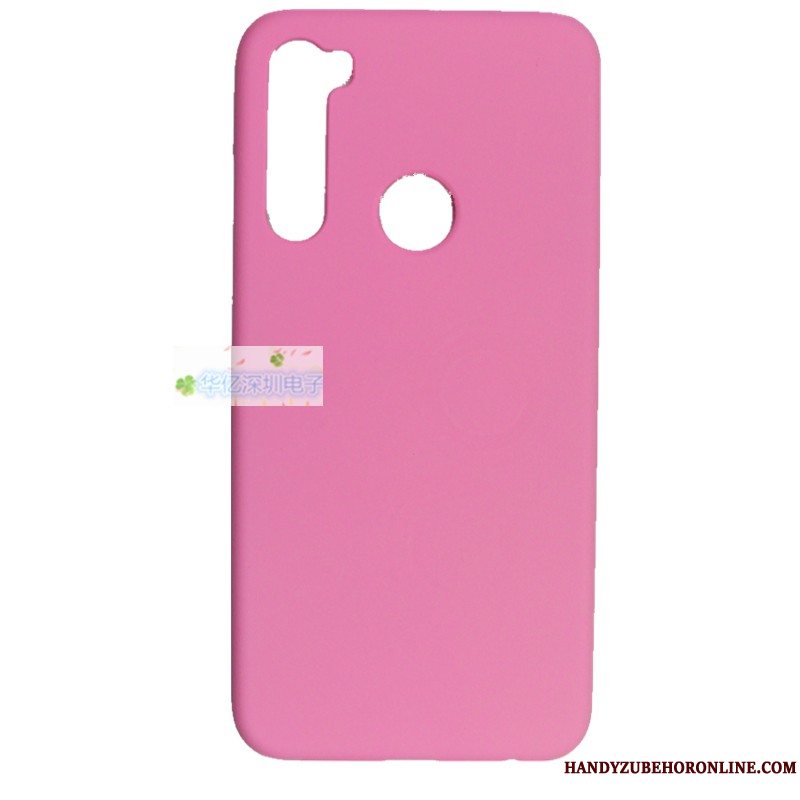 Etui Redmi Note 8t Beskyttelse Nubuck Lille Sektion, Cover Redmi Note 8t Hård Sort