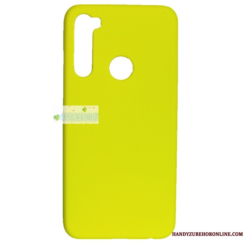 Etui Redmi Note 8t Beskyttelse Nubuck Lille Sektion, Cover Redmi Note 8t Hård Sort