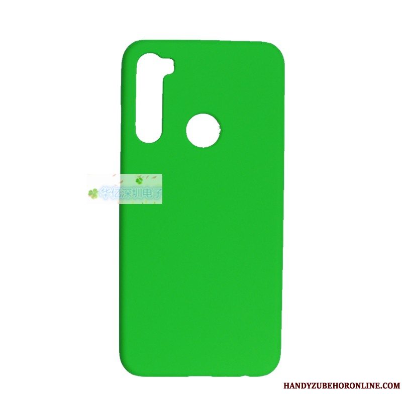 Etui Redmi Note 8t Beskyttelse Nubuck Lille Sektion, Cover Redmi Note 8t Hård Sort