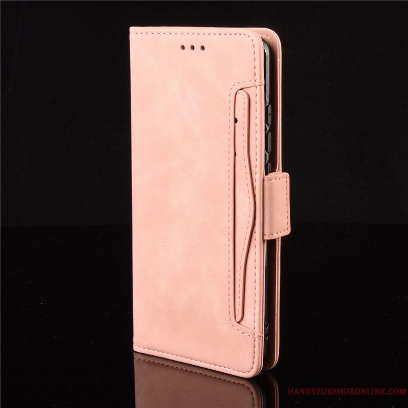 Etui Redmi Note 8t Beskyttelse Telefonrød, Cover Redmi Note 8t Folio Sort Lille Sektion