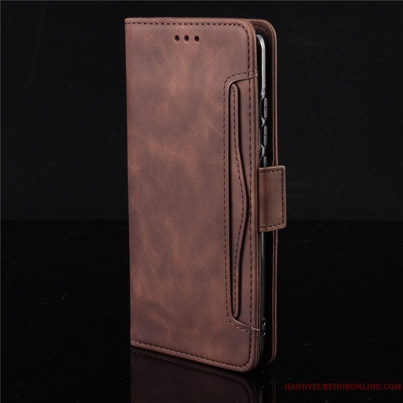 Etui Redmi Note 8t Beskyttelse Telefonrød, Cover Redmi Note 8t Folio Sort Lille Sektion