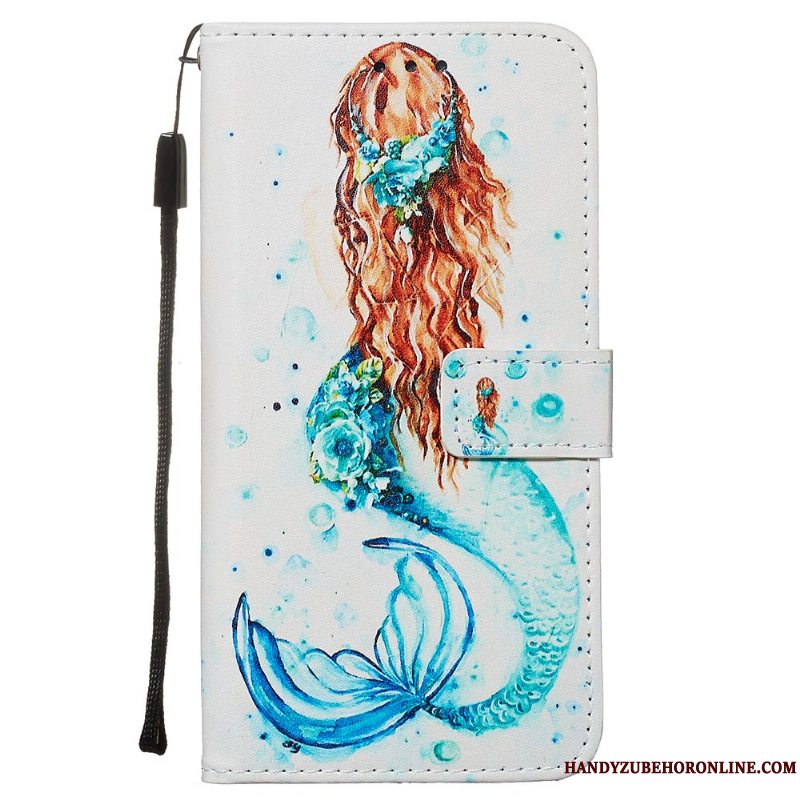 Etui Redmi Note 8t Læder Kort Lille Sektion, Cover Redmi Note 8t Folio Mønster Af Personlighed