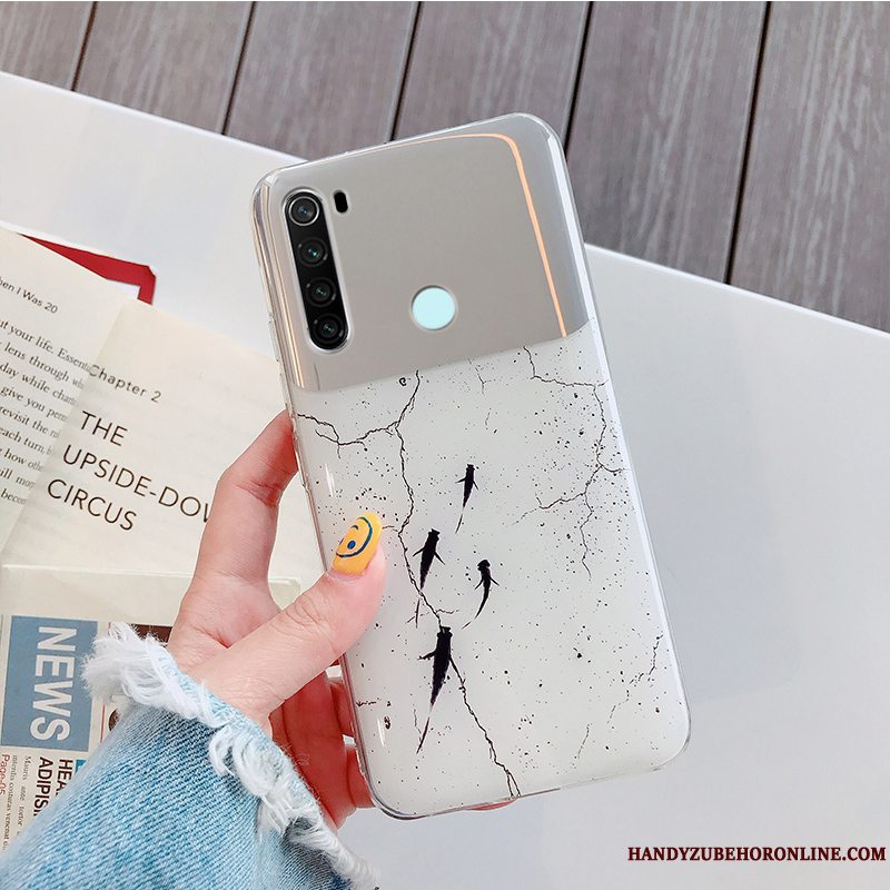 Etui Redmi Note 8t Mode Smuk Skærmbeskyttelse, Cover Redmi Note 8t Kreativ Rød Telefon