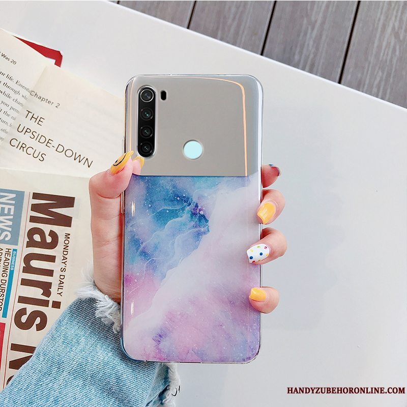 Etui Redmi Note 8t Mode Smuk Skærmbeskyttelse, Cover Redmi Note 8t Kreativ Rød Telefon