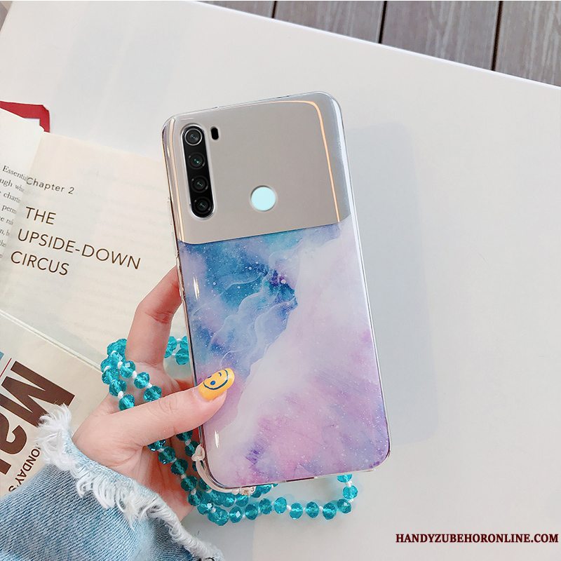 Etui Redmi Note 8t Mode Smuk Skærmbeskyttelse, Cover Redmi Note 8t Kreativ Rød Telefon
