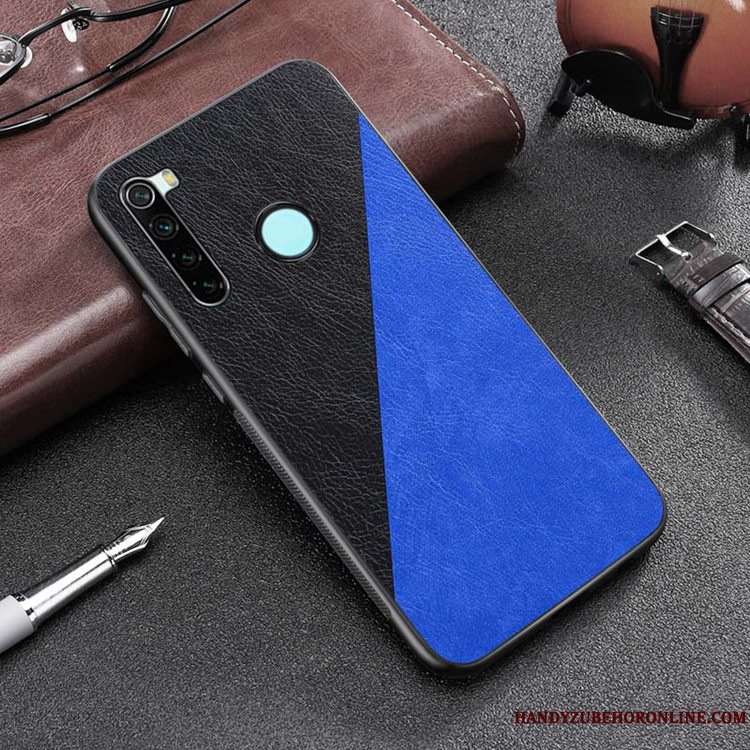 Etui Redmi Note 8t Tasker Af Personlighed Rød, Cover Redmi Note 8t Blød Sort Anti-fald