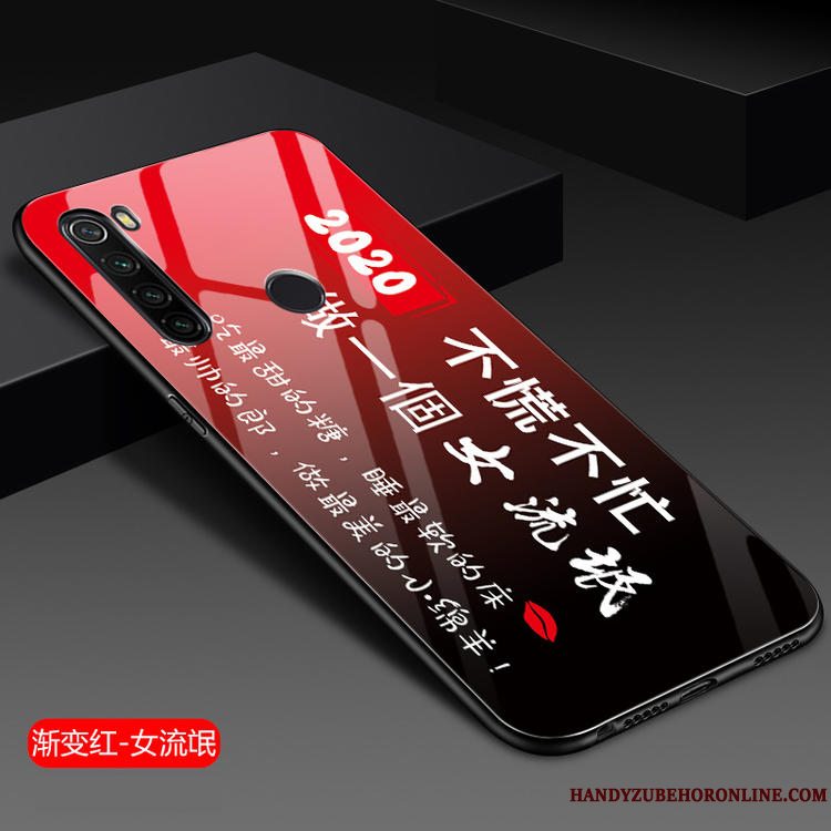 Etui Redmi Note 8t Tasker Hård Net Red, Cover Redmi Note 8t Beskyttelse Elskeren Telefon