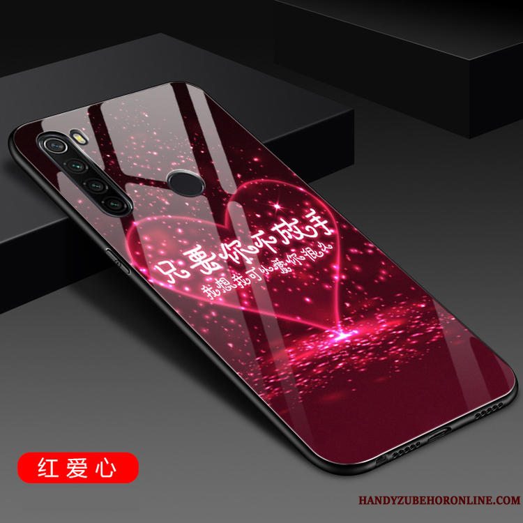 Etui Redmi Note 8t Tasker Hård Net Red, Cover Redmi Note 8t Beskyttelse Elskeren Telefon