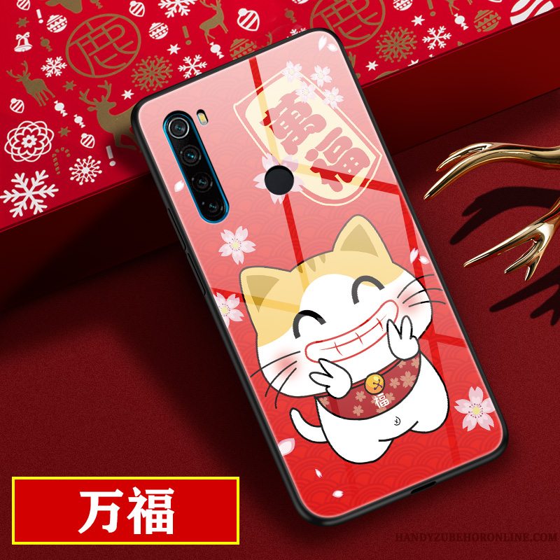 Etui Redmi Note 8t Tasker Ny Rotte, Cover Redmi Note 8t Cartoon Rød Anti-fald