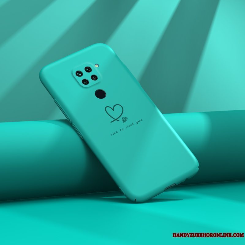 Etui Redmi Note 9 Kreativ Anti-fald Trend, Cover Redmi Note 9 Tasker Nubuck Rød