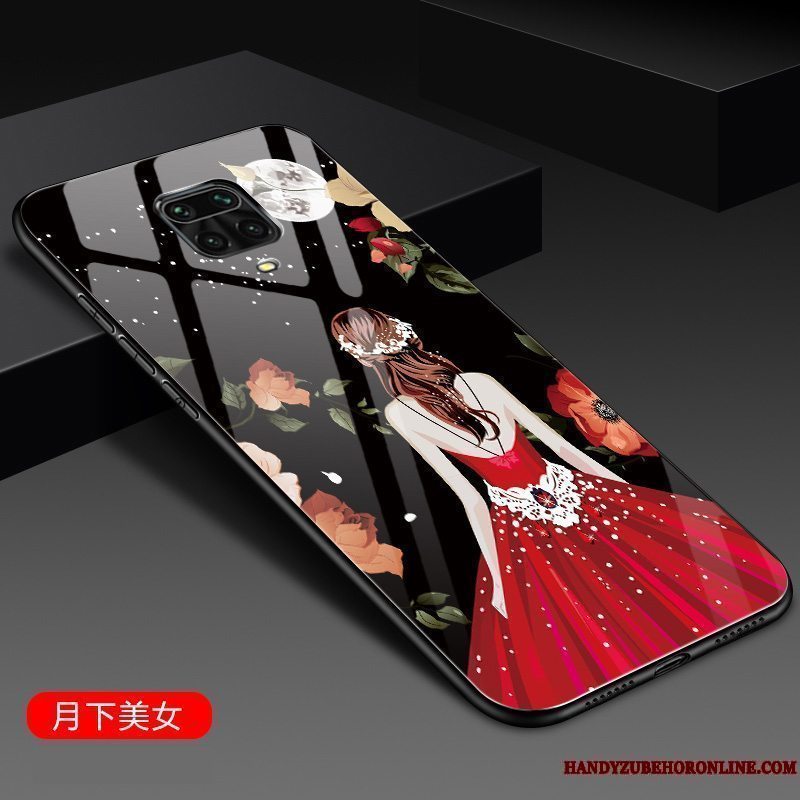 Etui Redmi Note 9 Pro Silikone Lille Sektion Anti-fald, Cover Redmi Note 9 Pro Tasker Rød Sort