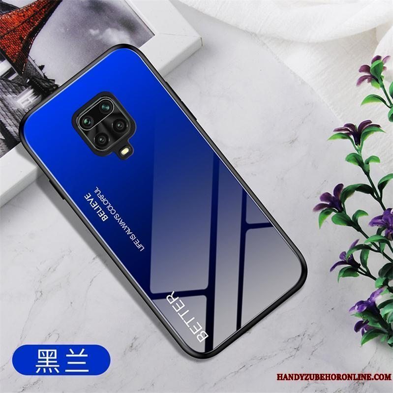 Etui Redmi Note 9 Pro Tasker Ramme Rød, Cover Redmi Note 9 Pro Beskyttelse Simple Ny