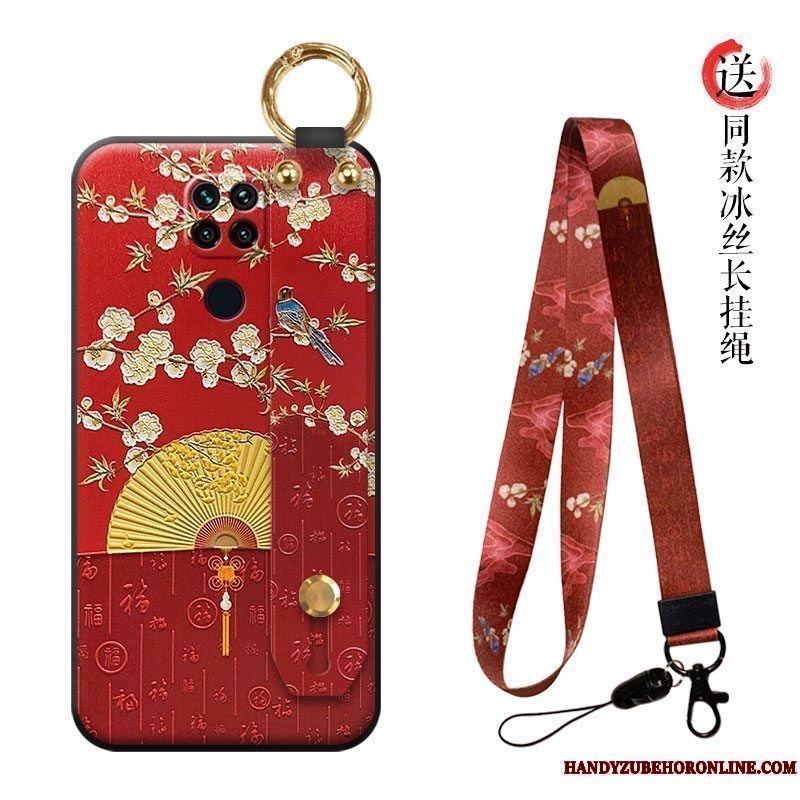 Etui Redmi Note 9 Rød Telefon, Cover Redmi Note 9 Trend Af Personlighed