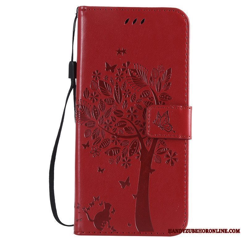 Etui Redmi Note 9 Tasker Anti-fald Rød, Cover Redmi Note 9 Beskyttelse Telefonlille Sektion