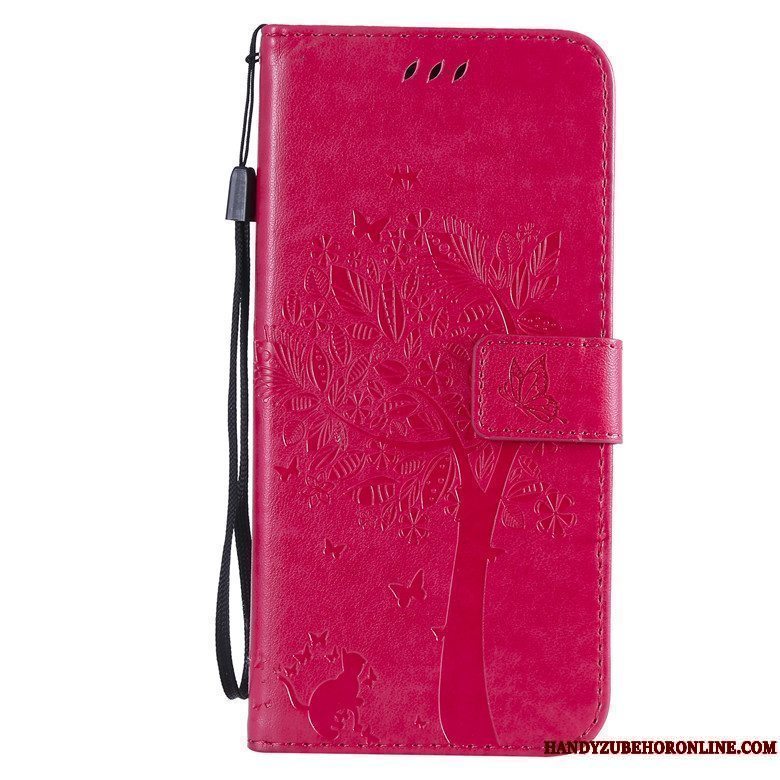 Etui Redmi Note 9 Tasker Anti-fald Rød, Cover Redmi Note 9 Beskyttelse Telefonlille Sektion