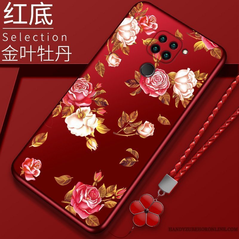 Etui Redmi Note 9 Tasker Let Tynd Trend, Cover Redmi Note 9 Silikone Rød Trendy