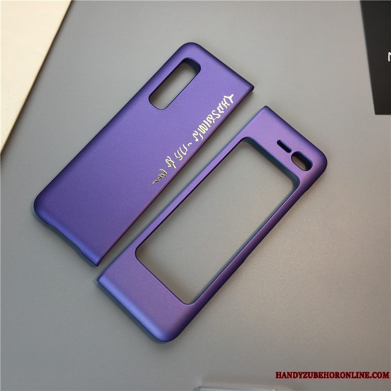 Etui Samsung Fold Cartoon Fold Sort, Cover Samsung Fold Beskyttelse Telefon