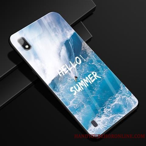 Etui Samsung Galaxy A10 Beskyttelse Blå Stjerneklar, Cover Samsung Galaxy A10 Trendy Tilpas