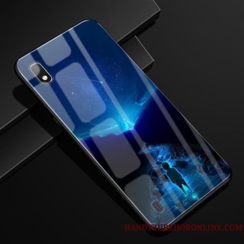 Etui Samsung Galaxy A10 Beskyttelse Blå Stjerneklar, Cover Samsung Galaxy A10 Trendy Tilpas