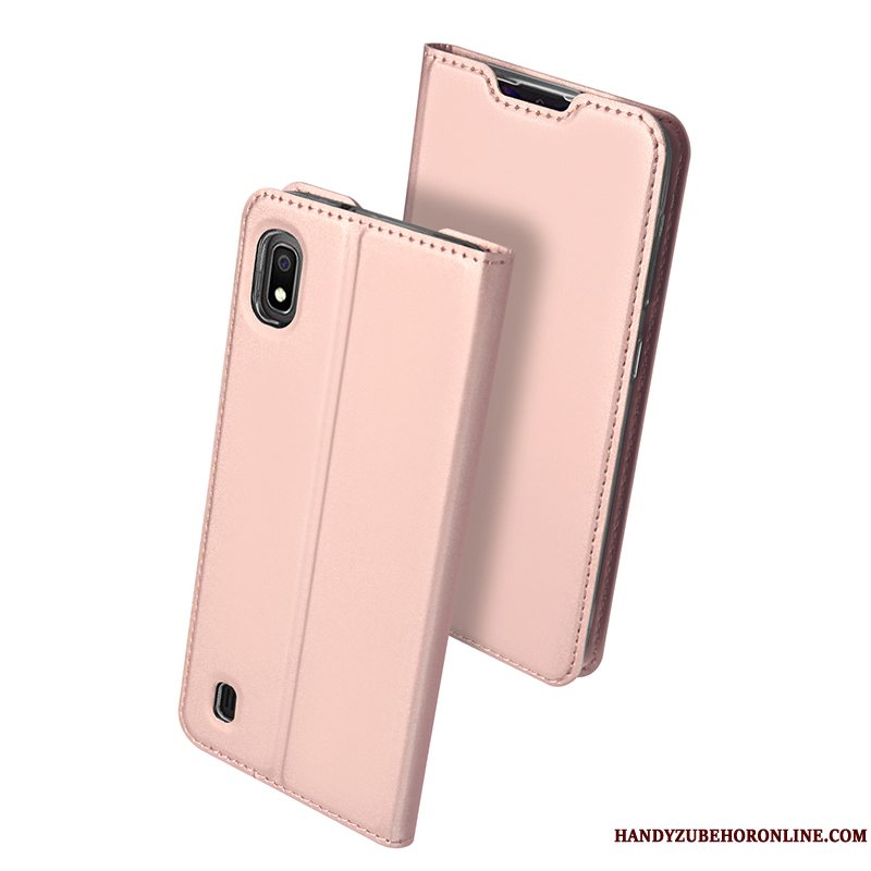 Etui Samsung Galaxy A10 Beskyttelse Sort Ny, Cover Samsung Galaxy A10 Tasker Kort Let Tynd