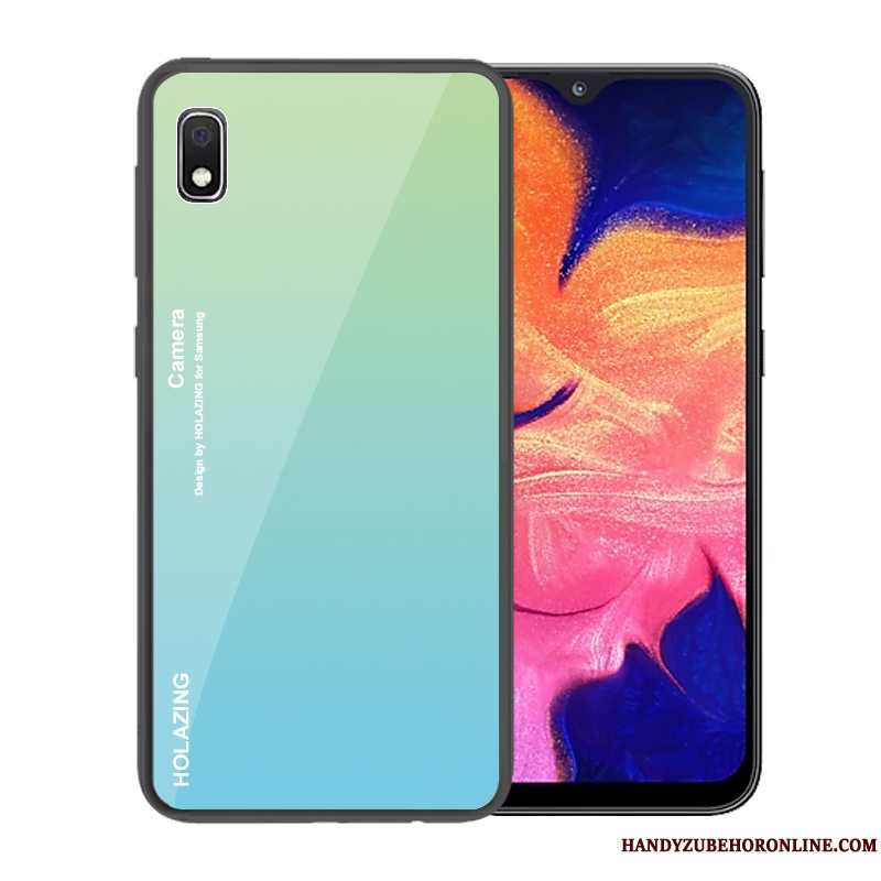 Etui Samsung Galaxy A10 Beskyttelse Telefonblå, Cover Samsung Galaxy A10 Glas Trendy