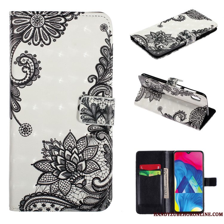 Etui Samsung Galaxy A10 Beskyttelse Telefonhvid, Cover Samsung Galaxy A10 Blød Smuk Anti-fald