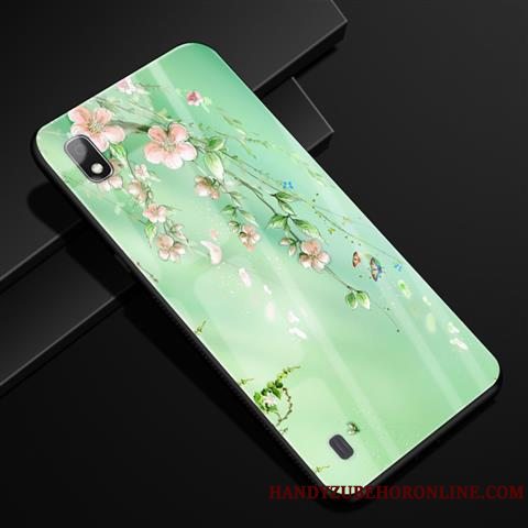 Etui Samsung Galaxy A10 Beskyttelse Tilpas Blå, Cover Samsung Galaxy A10 Blomster Trend