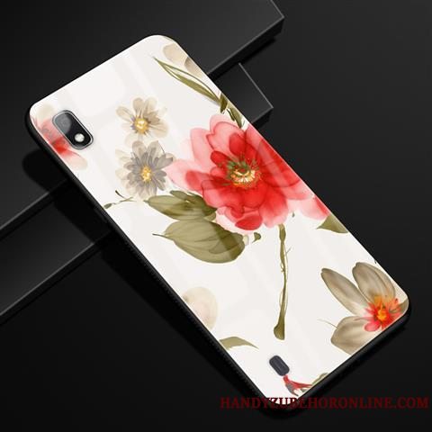 Etui Samsung Galaxy A10 Beskyttelse Tilpas Blå, Cover Samsung Galaxy A10 Blomster Trend