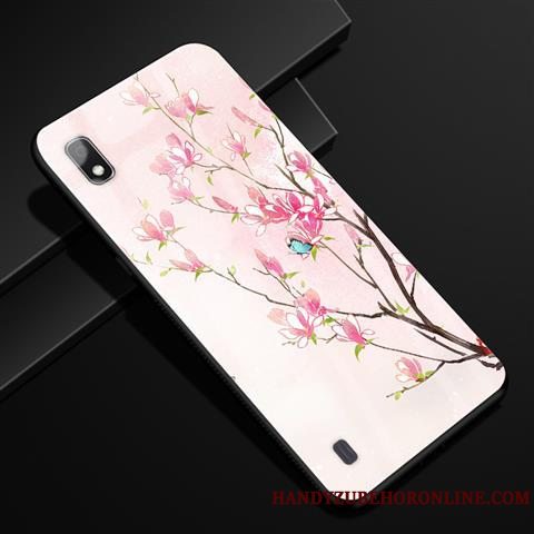 Etui Samsung Galaxy A10 Beskyttelse Tilpas Blå, Cover Samsung Galaxy A10 Blomster Trend