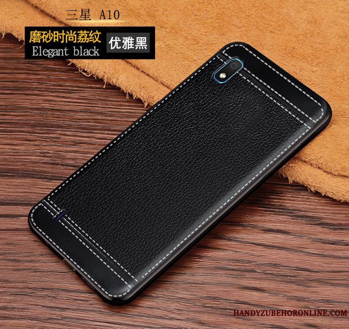 Etui Samsung Galaxy A10 Blød Anti-fald Mønster, Cover Samsung Galaxy A10 Kreativ Lyserød Telefon