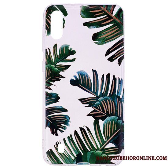 Etui Samsung Galaxy A10 Blød Anti-fald Telefon, Cover Samsung Galaxy A10 Kreativ Grøn