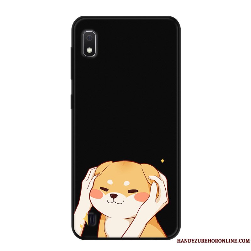 Etui Samsung Galaxy A10 Cartoon Sort Af Personlighed, Cover Samsung Galaxy A10 Beskyttelse Anti-fald Telefon