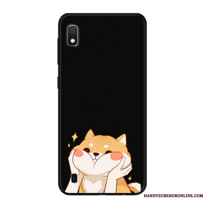 Etui Samsung Galaxy A10 Cartoon Sort Af Personlighed, Cover Samsung Galaxy A10 Beskyttelse Anti-fald Telefon