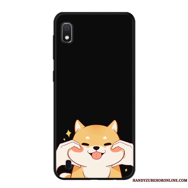 Etui Samsung Galaxy A10 Cartoon Sort Af Personlighed, Cover Samsung Galaxy A10 Beskyttelse Anti-fald Telefon