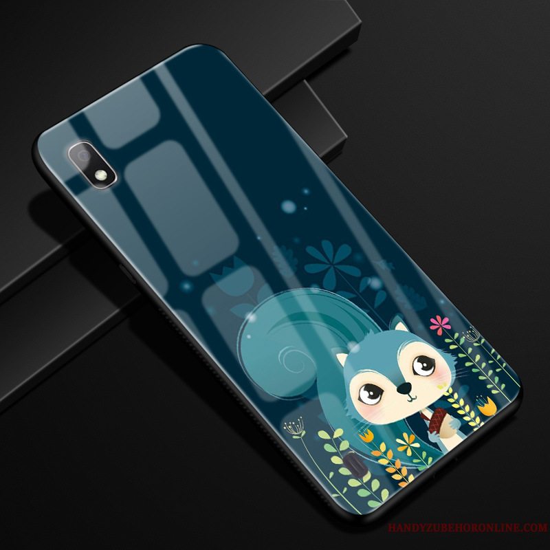 Etui Samsung Galaxy A10 Cartoon Trendy Af Personlighed, Cover Samsung Galaxy A10 Beskyttelse Rød Telefon