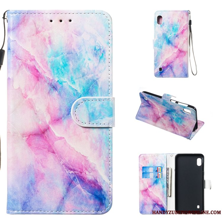 Etui Samsung Galaxy A10 Læder Telefonhvid, Cover Samsung Galaxy A10 Folio