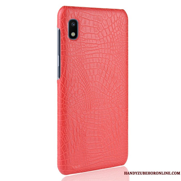 Etui Samsung Galaxy A10 Tasker Telefonlys, Cover Samsung Galaxy A10 Beskyttelse Krokodille Mønster Kvalitet