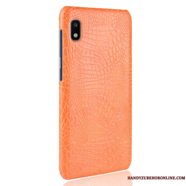 Etui Samsung Galaxy A10 Tasker Telefonlys, Cover Samsung Galaxy A10 Beskyttelse Krokodille Mønster Kvalitet