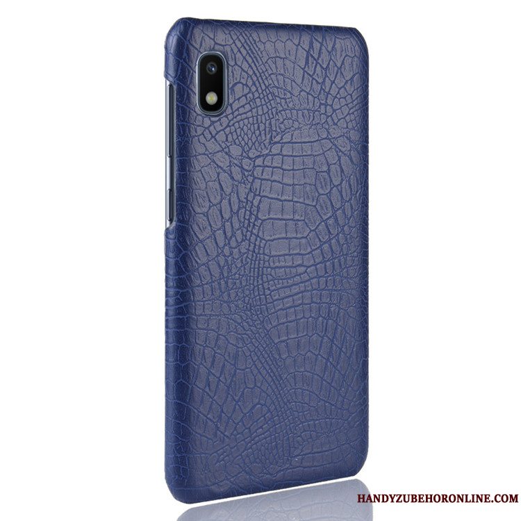 Etui Samsung Galaxy A10 Tasker Telefonlys, Cover Samsung Galaxy A10 Beskyttelse Krokodille Mønster Kvalitet