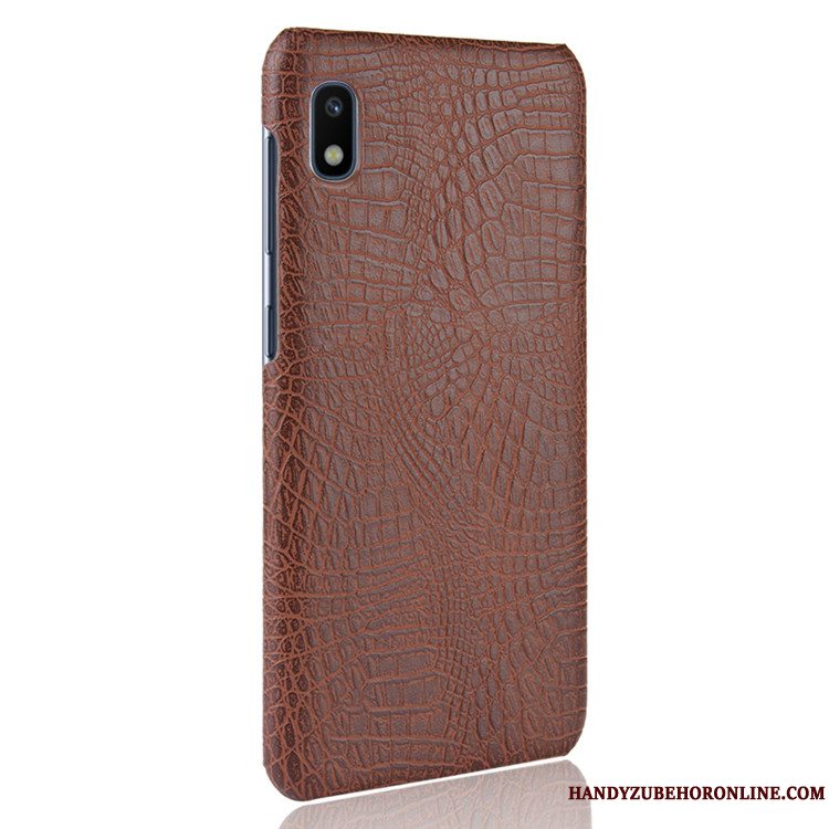 Etui Samsung Galaxy A10 Tasker Telefonlys, Cover Samsung Galaxy A10 Beskyttelse Krokodille Mønster Kvalitet