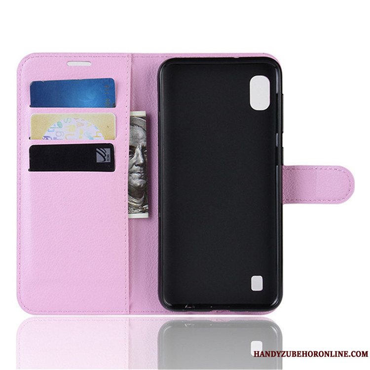 Etui Samsung Galaxy A10 Tegnebog Sort, Cover Samsung Galaxy A10 Læder