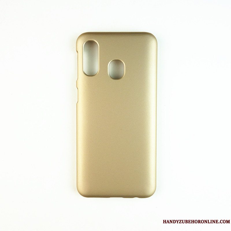 Etui Samsung Galaxy A20e Beskyttelse Nubuck Telefon, Cover Samsung Galaxy A20e Guld Hård