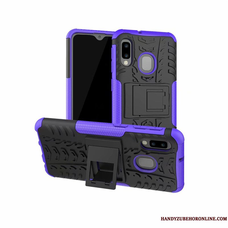 Etui Samsung Galaxy A20e Tasker Telefonanti-fald, Cover Samsung Galaxy A20e Læder Grøn