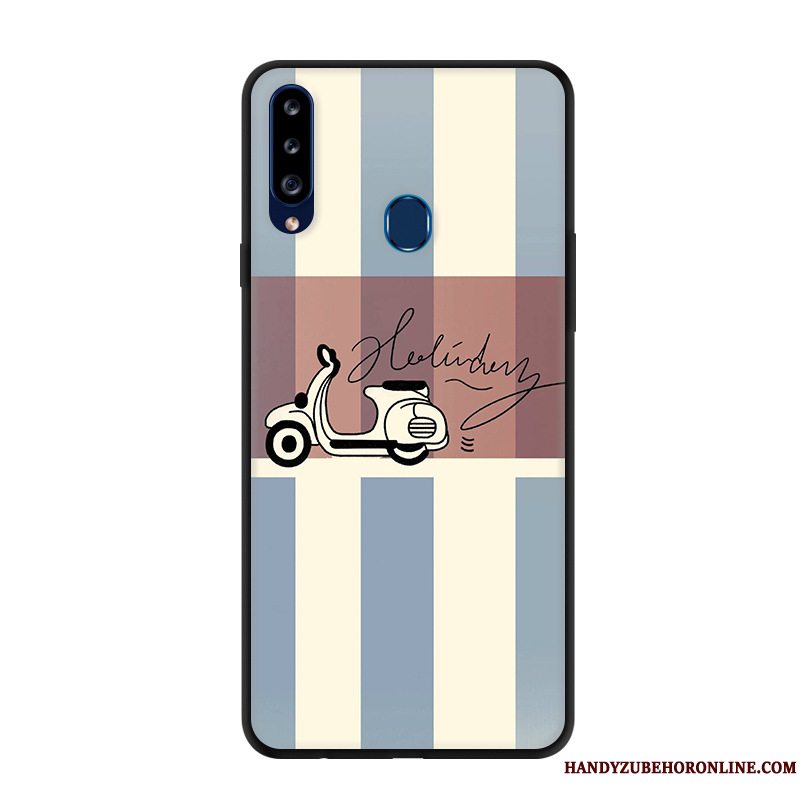 Etui Samsung Galaxy A20s Beskyttelse Rød Anti-fald, Cover Samsung Galaxy A20s Cartoon Telefon