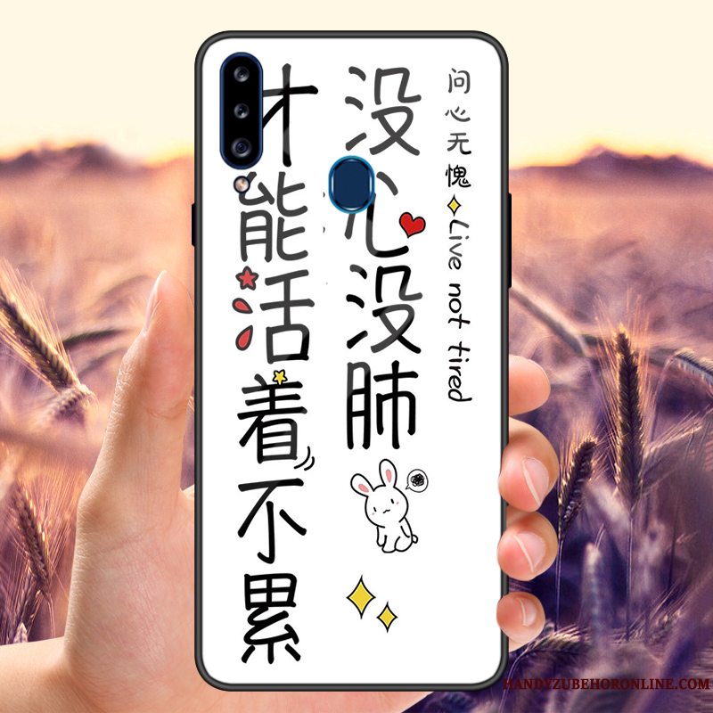 Etui Samsung Galaxy A20s Tasker Tilpas Spejl, Cover Samsung Galaxy A20s Stjerne Elskeren