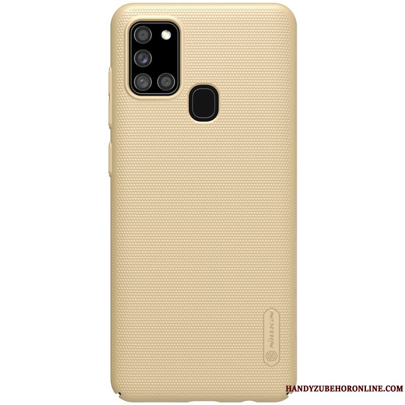 Etui Samsung Galaxy A21s Beskyttelse Anti-fald Guld, Cover Samsung Galaxy A21s Tynd Rød