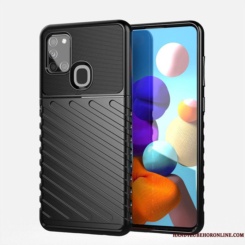Etui Samsung Galaxy A21s Beskyttelse Grøn Anti-fald, Cover Samsung Galaxy A21s Telefoneuropa