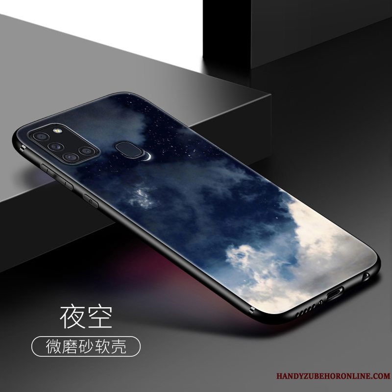 Etui Samsung Galaxy A21s Blød Blå Vind, Cover Samsung Galaxy A21s Silikone Telefonaf Personlighed